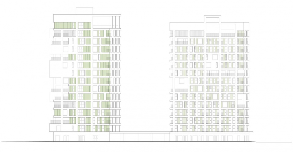 kaohsiung social housing by mecanoo hlx