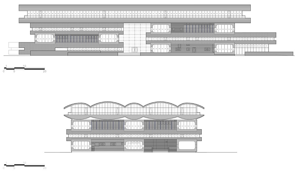 The new library and the school gate of CAUC by Original Design Studio TJAD