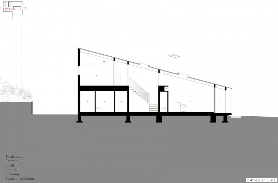 House in toguchi Sakai Architects