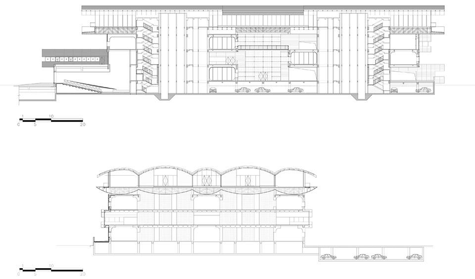 The new library and the school gate of CAUC by Original Design Studio TJAD