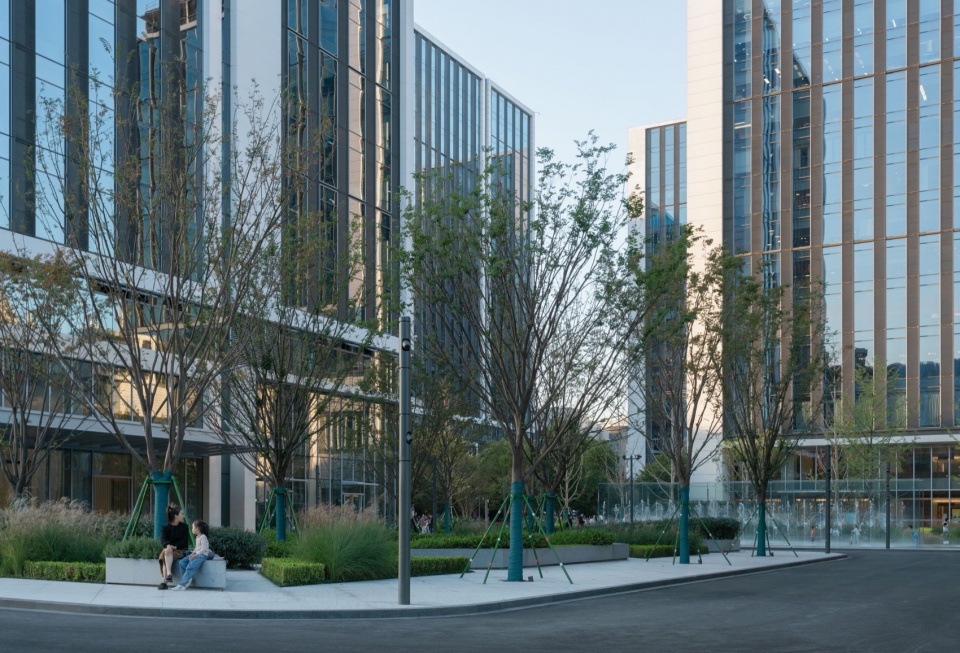huanglong vanke center landscape design by percent landscape design studio