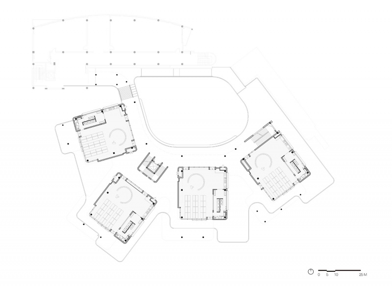 kindergarten of museum forest by atelier apeiron