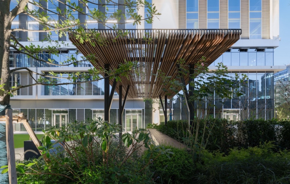 huanglong vanke center landscape design by percent landscape design studio