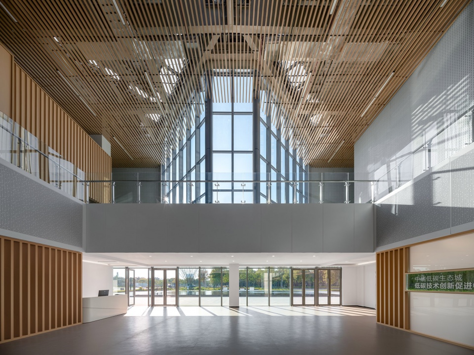 Low Carbon Technology Innovation Promotion Center of the Sino Swiss Low Carbon Eco City by MINAX Architects