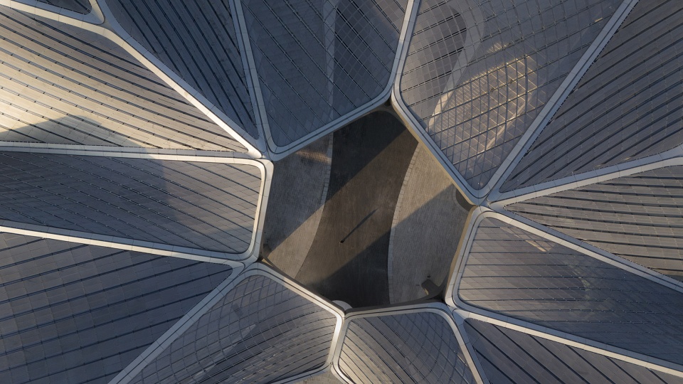 ZHA Zhuhai Jinwan Civic Art Centre ┬®Virgile Simon Bertrand
