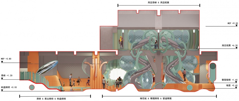 sports activity centre by waa