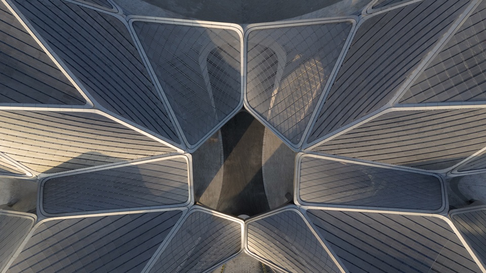 ZHA Zhuhai Jinwan Civic Art Centre ┬®Virgile Simon Bertrand