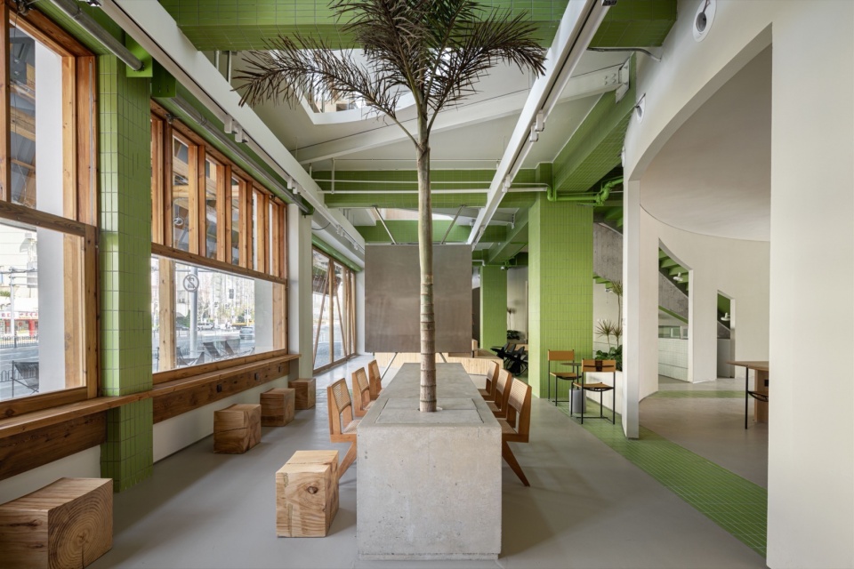 1f对外窗台2 ACTSTUDIO under the eaves by displacement architecture design