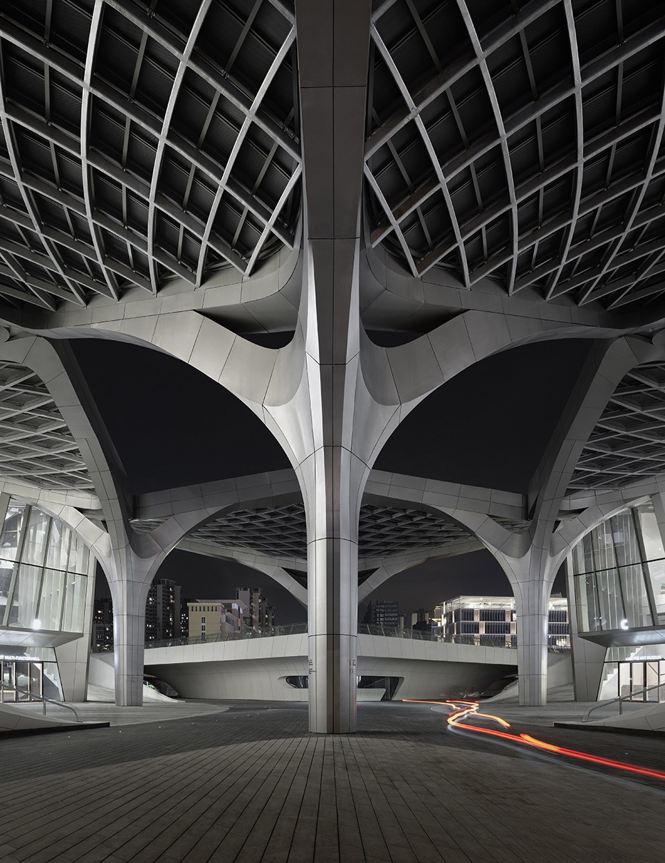 ZHA Zhuhai Jinwan Civic Art Centre ┬®Virgile Simon Bertrand