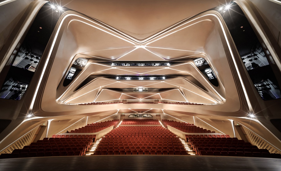 ZHA Zhuhai Jinwan Civic Art Centre ┬®Seilao Jiong