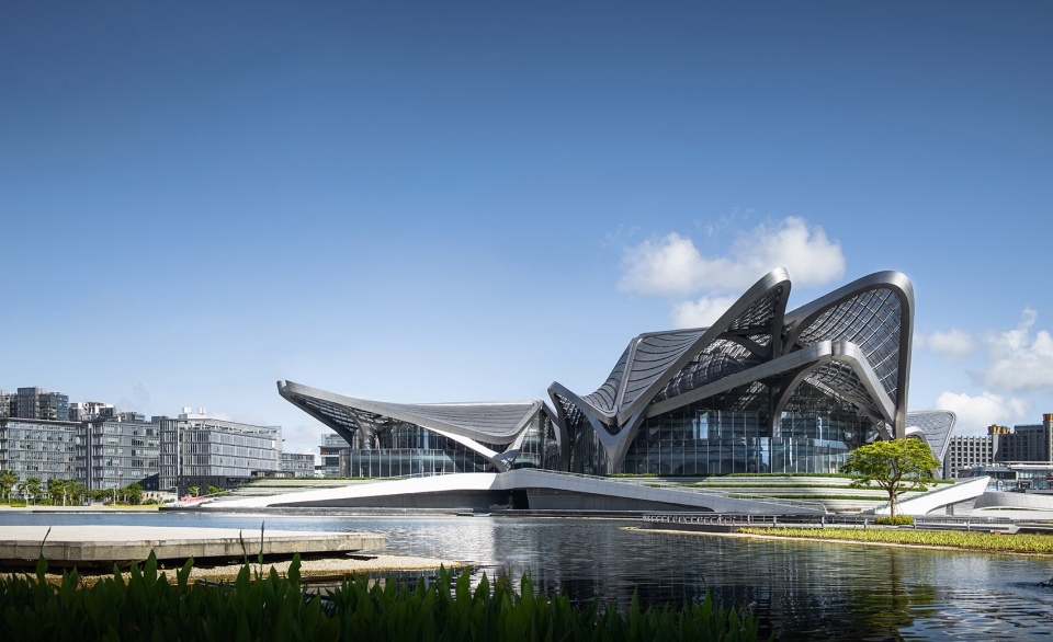 ZHA Zhuhai Jinwan Civic Art Centre ┬®CAT OPTOGRAM STUDIO
