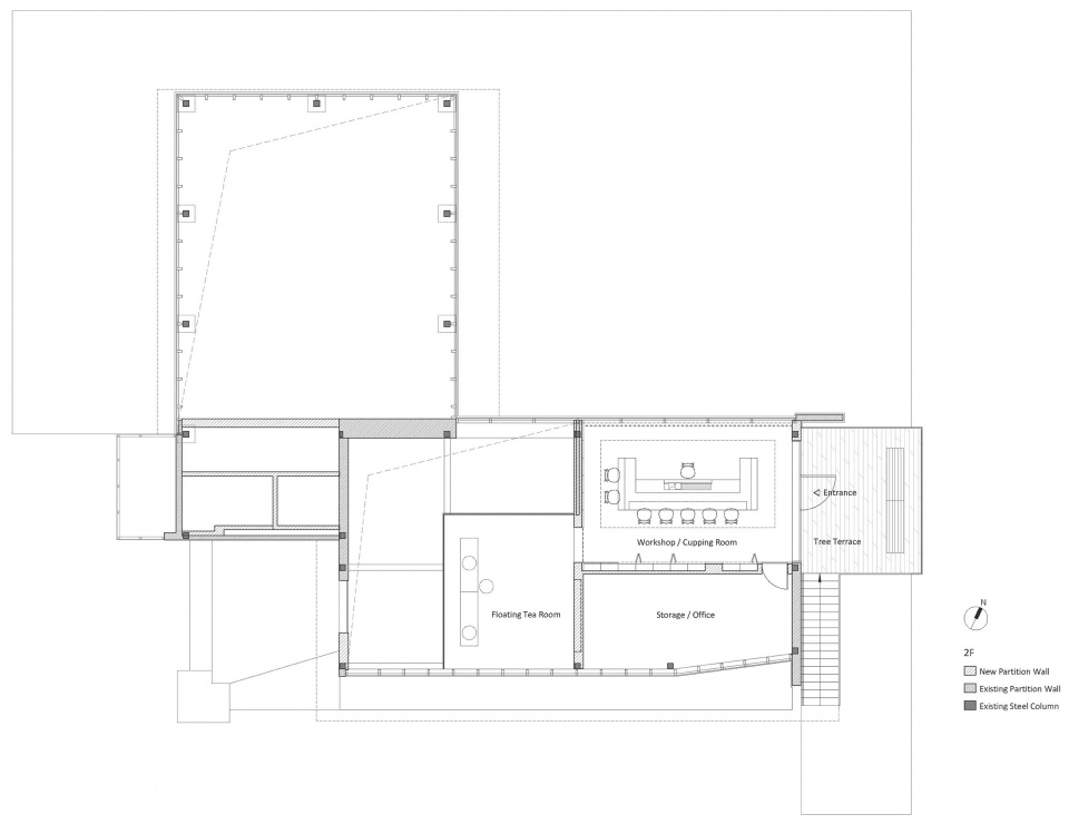 BASAO Bailuzhou Neutra Architects 2F Plan