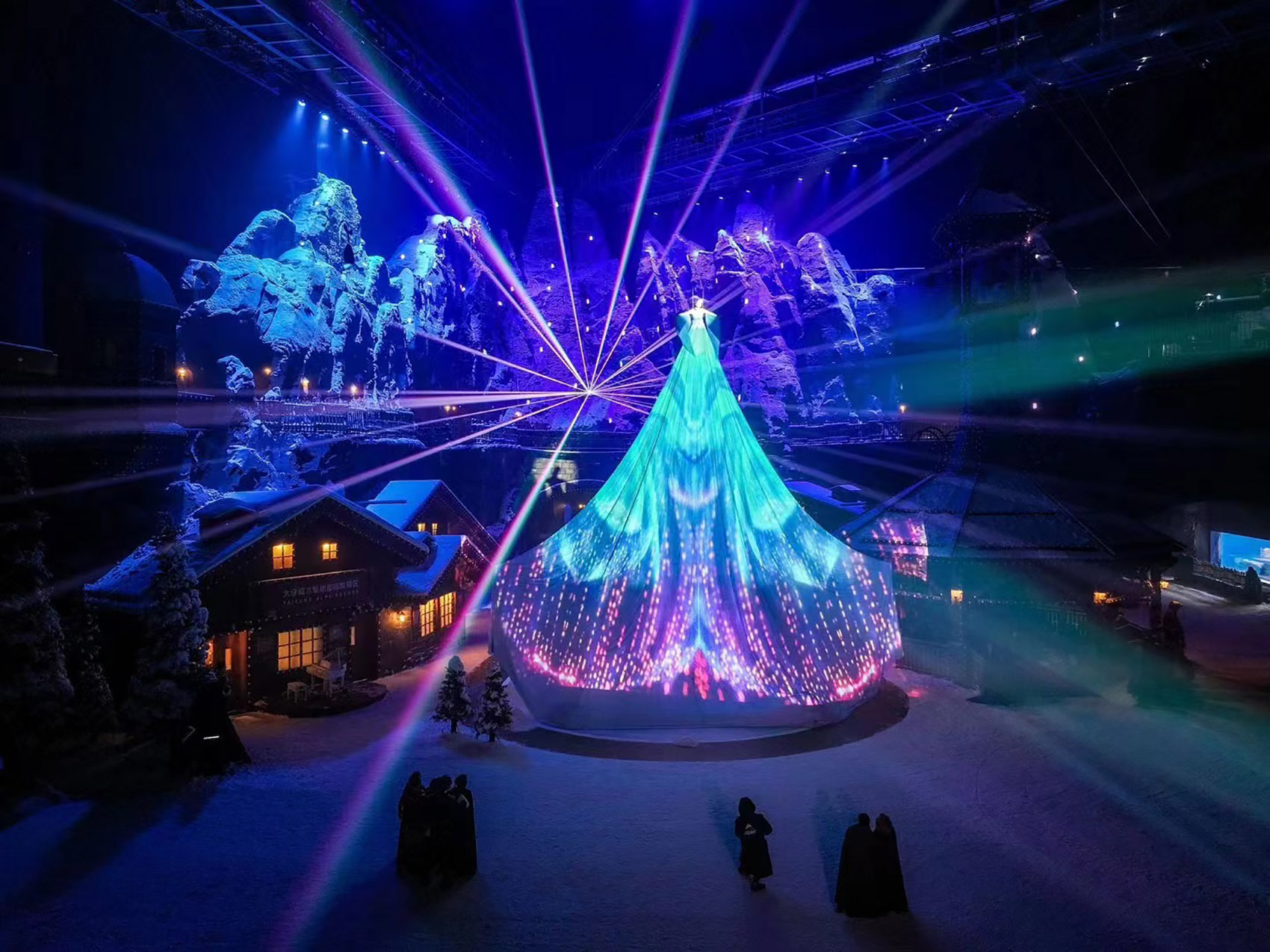 alpine ice and snow themed cultural and tourism resort town 59
