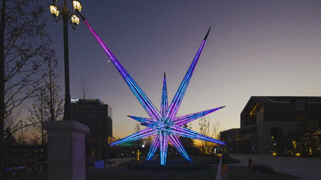 alpine ice and snow themed cultural and tourism resort town gif14