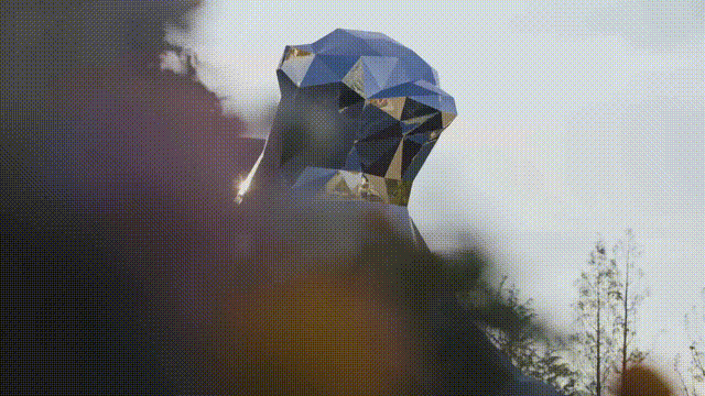 alpine ice and snow themed cultural and tourism resort town gif19