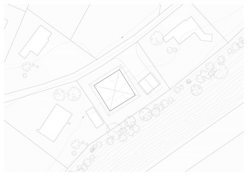 house with a pyramid roof by charlyjolliet