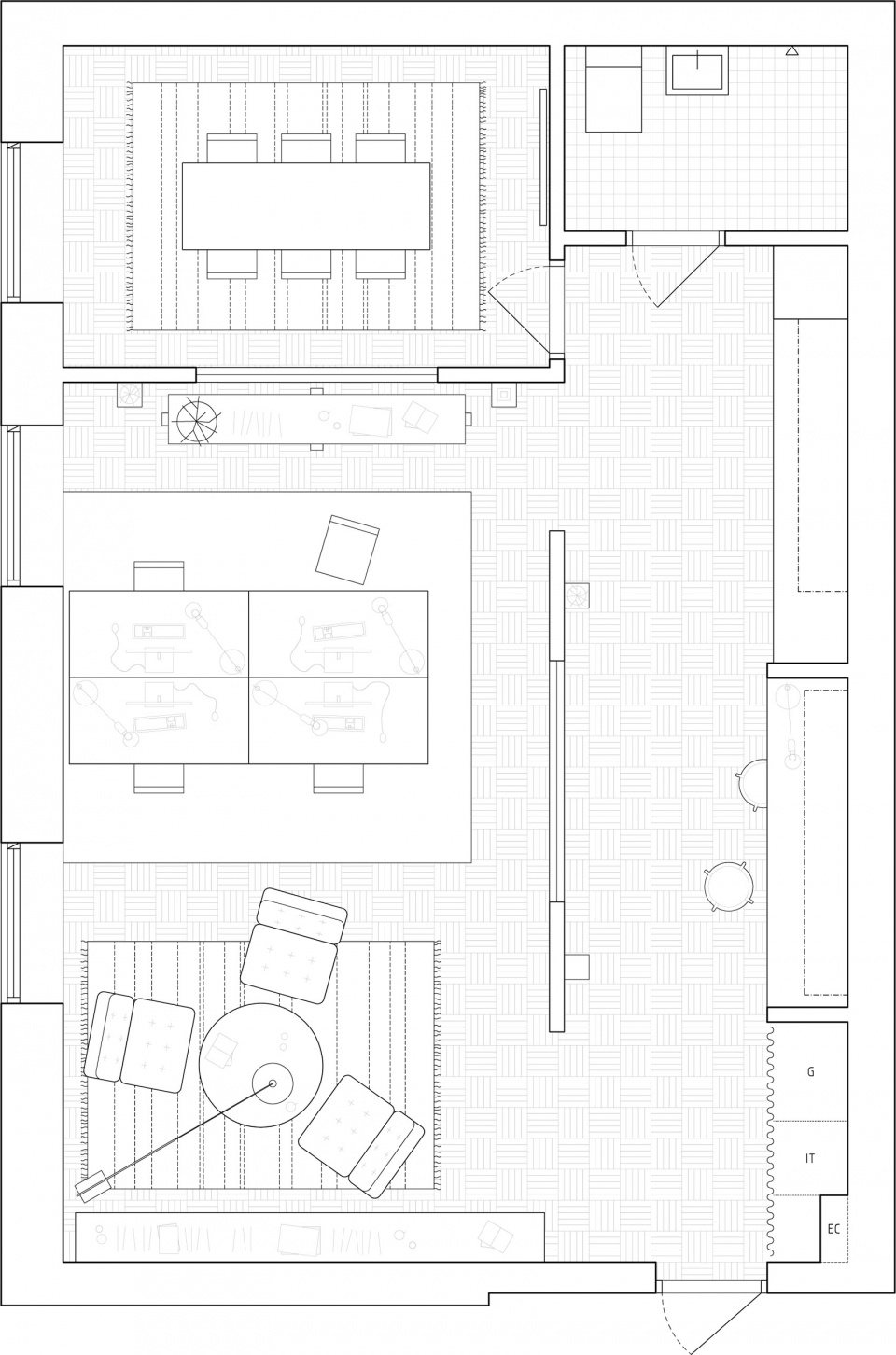 w k a studio space by westblom krasse arkitektkontor