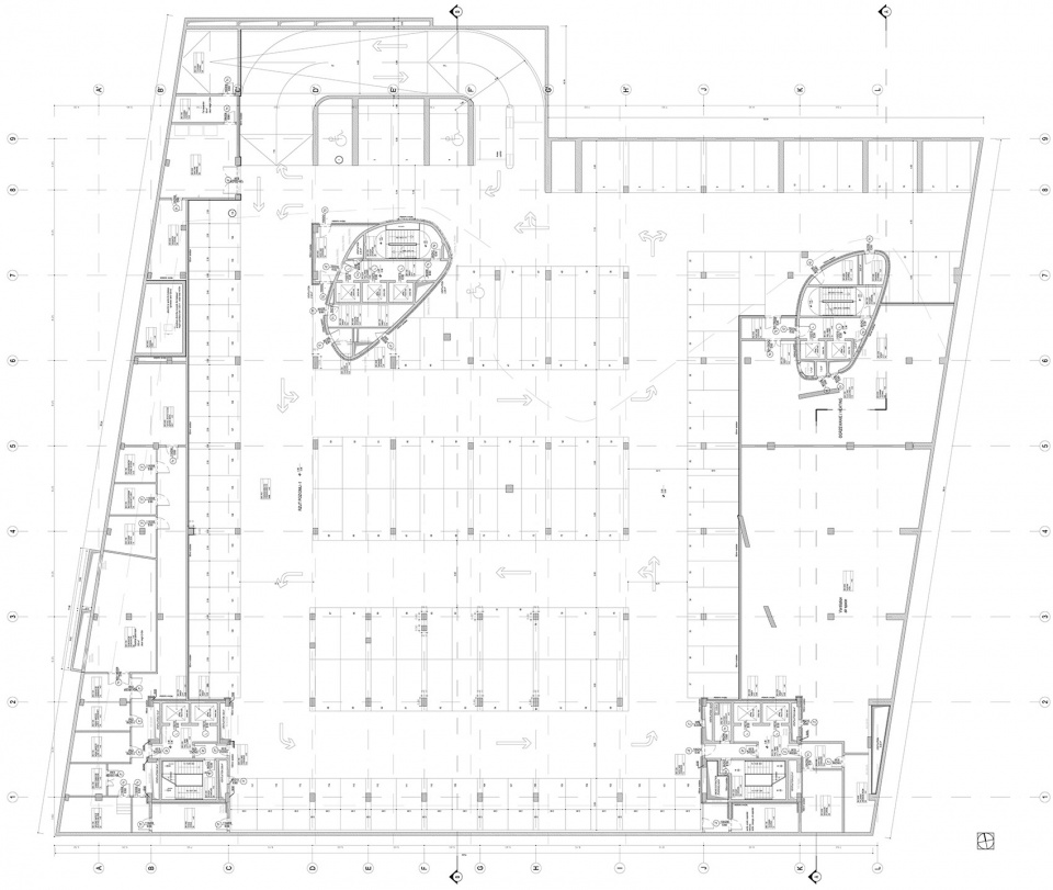 business garden warszawa hotel by fuksas