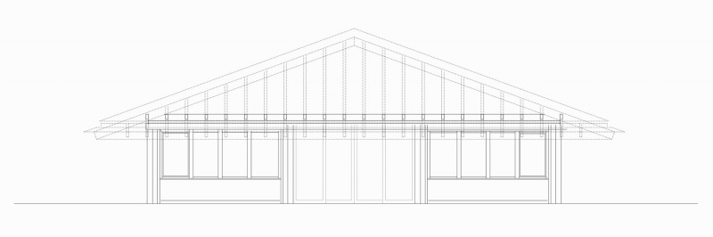 house with a pyramid roof by charlyjolliet