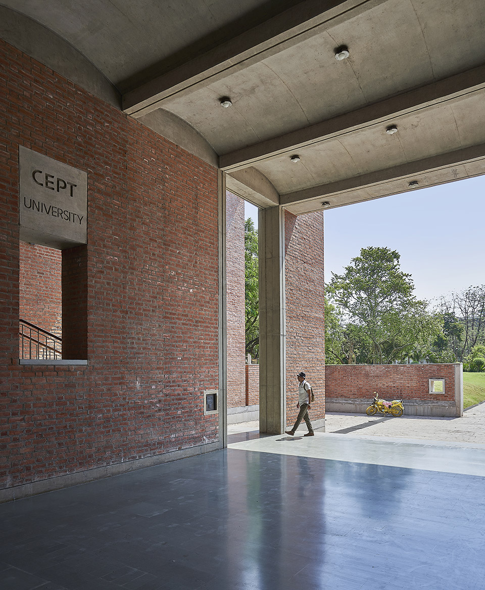 cept university foundation hall lecture hall and kund by ccba designs