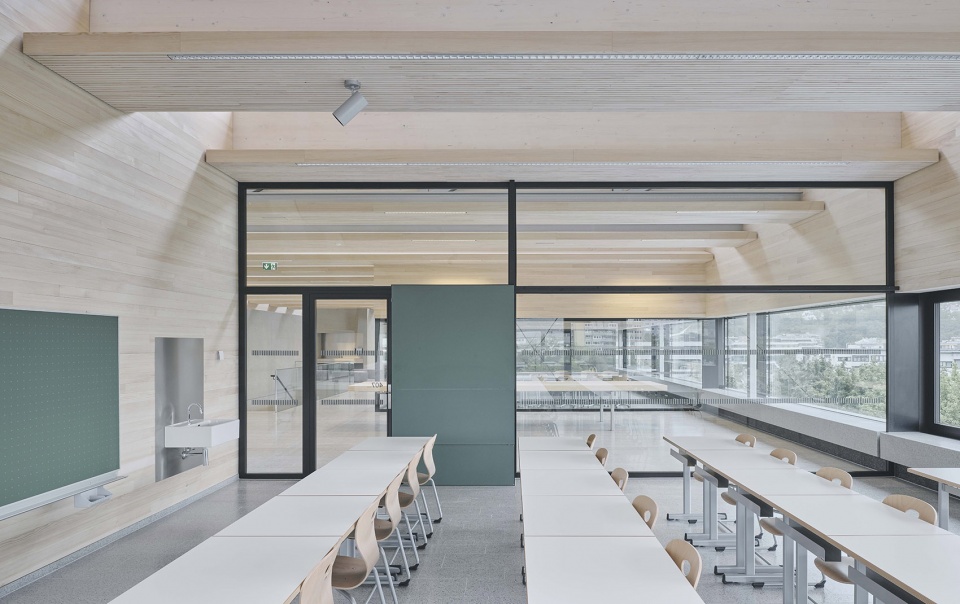 htl bau design school building by ao architekten