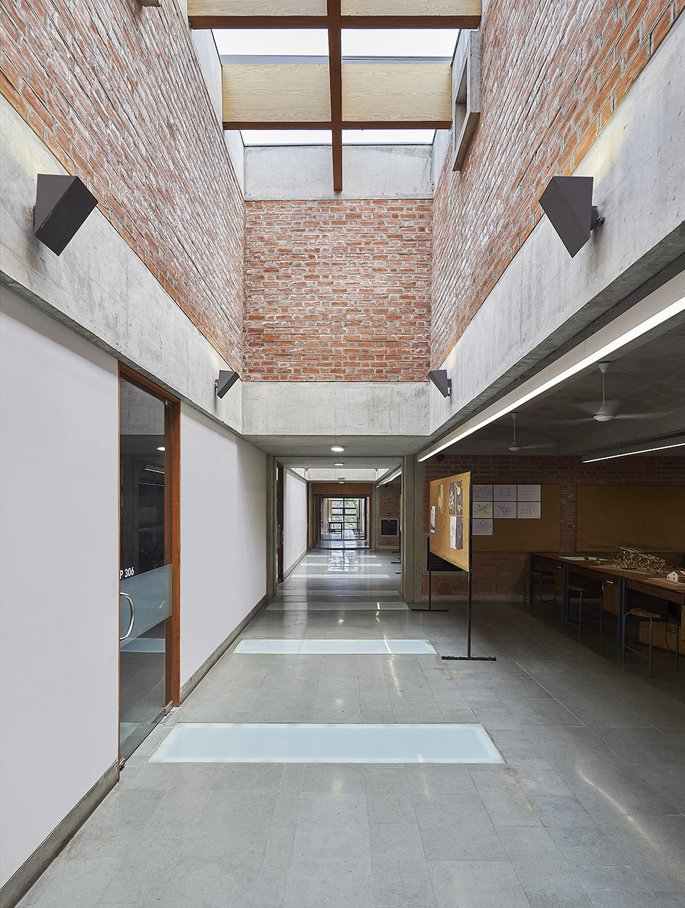 cept university foundation hall lecture hall and kund by ccba designs