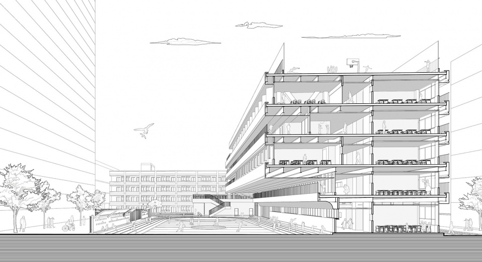 comprehensive building construction project of xian weiyang road primary school by china northwest architecture design and research insti...