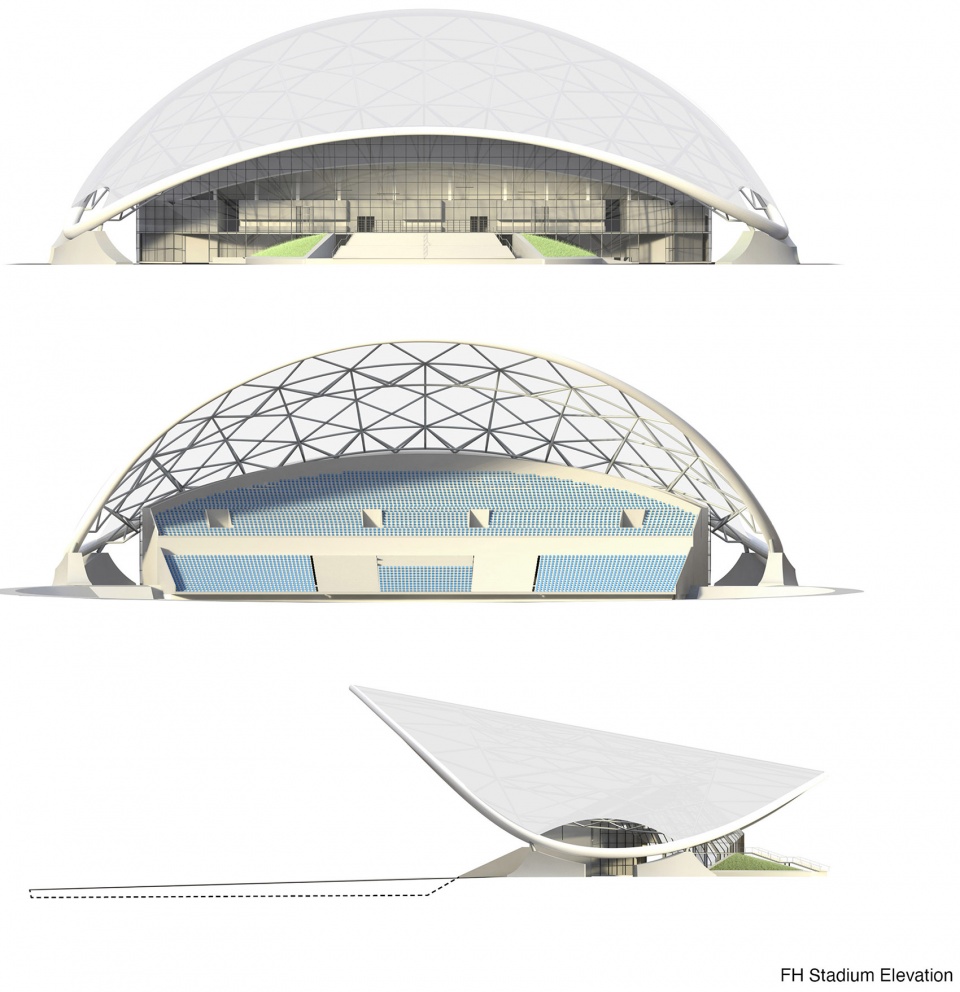 field hockey stadium by archi tectonics