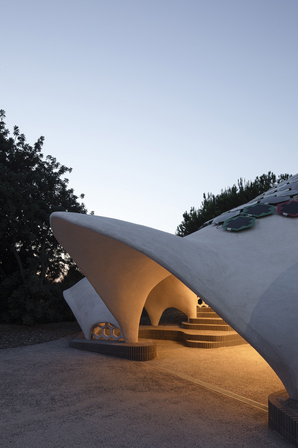 pavilion e4 efficient outdoor educational space by juan gavilanes velaz de medrano ferran ventura blanch