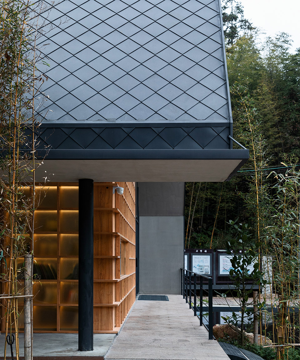 nankun mystery alpine library by wildurban architects