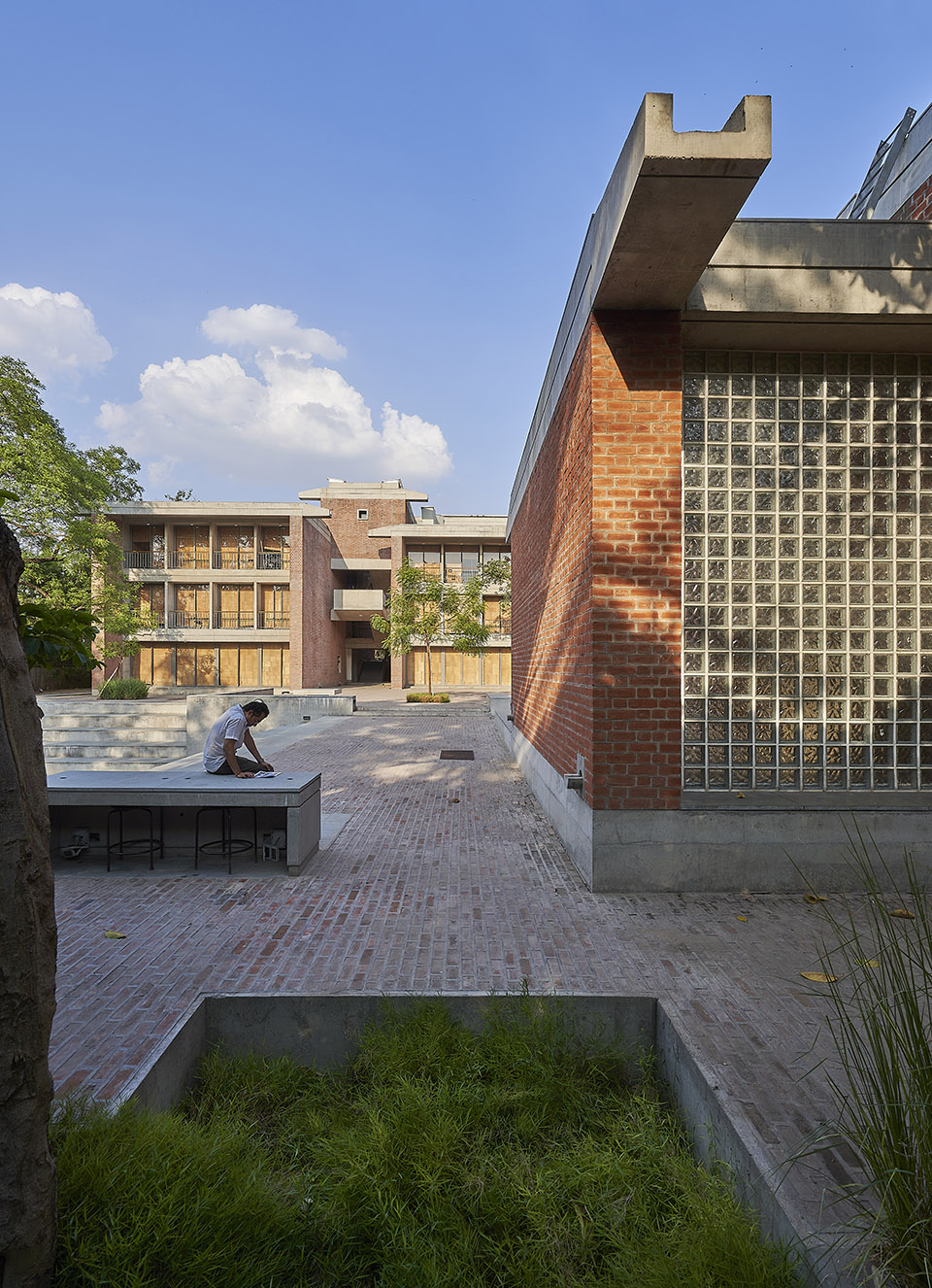 cept university foundation hall lecture hall and kund by ccba designs