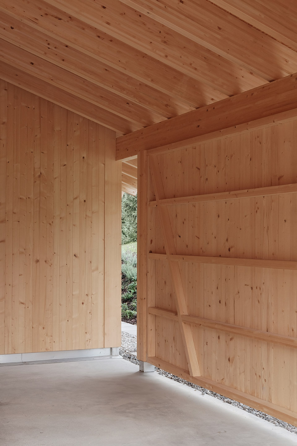 house with a pyramid roof by charlyjolliet