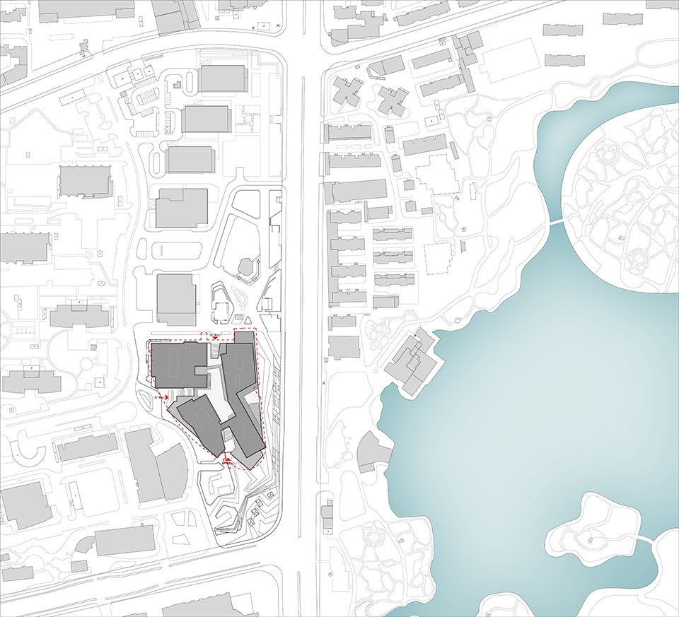 Renovation of Changfeng Guosheng Center China by Lacime Architects