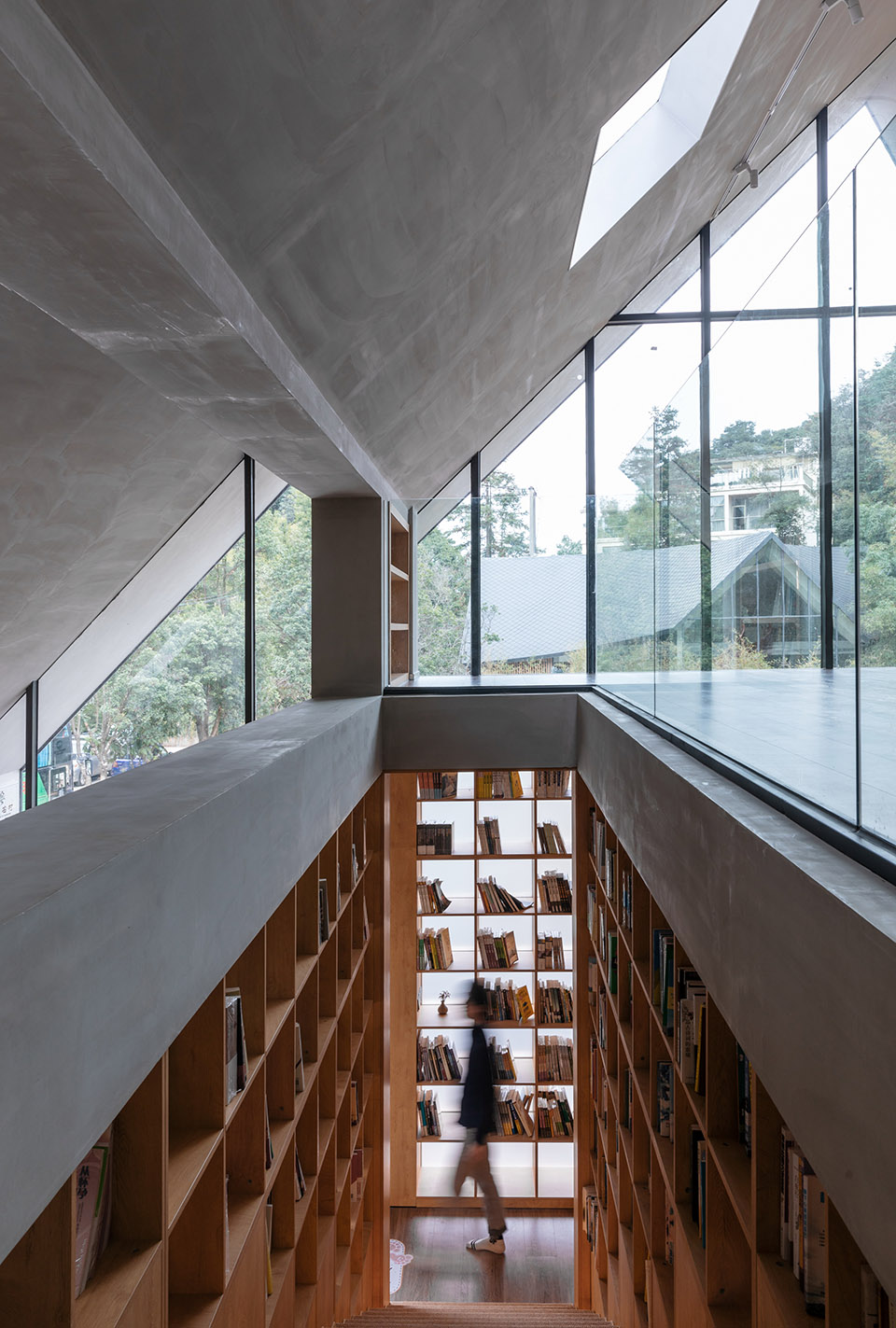nankun mystery alpine library by wildurban architects