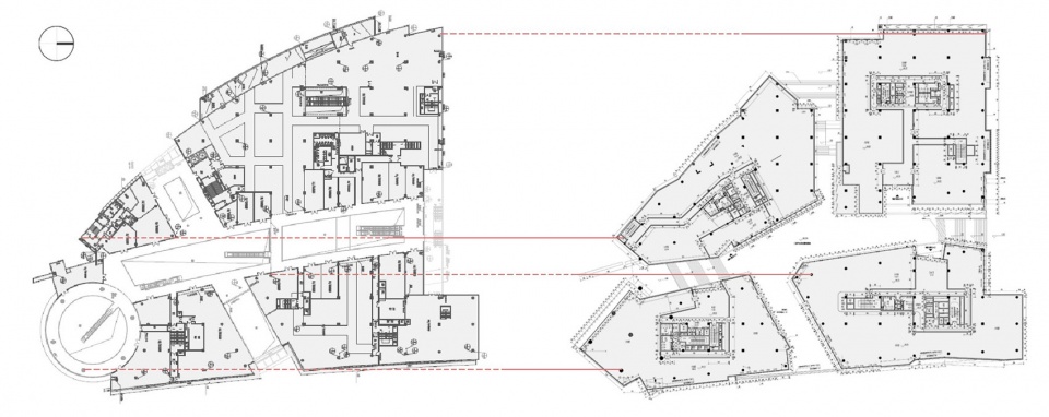 Renovation of Changfeng Guosheng Center China by Lacime Architects