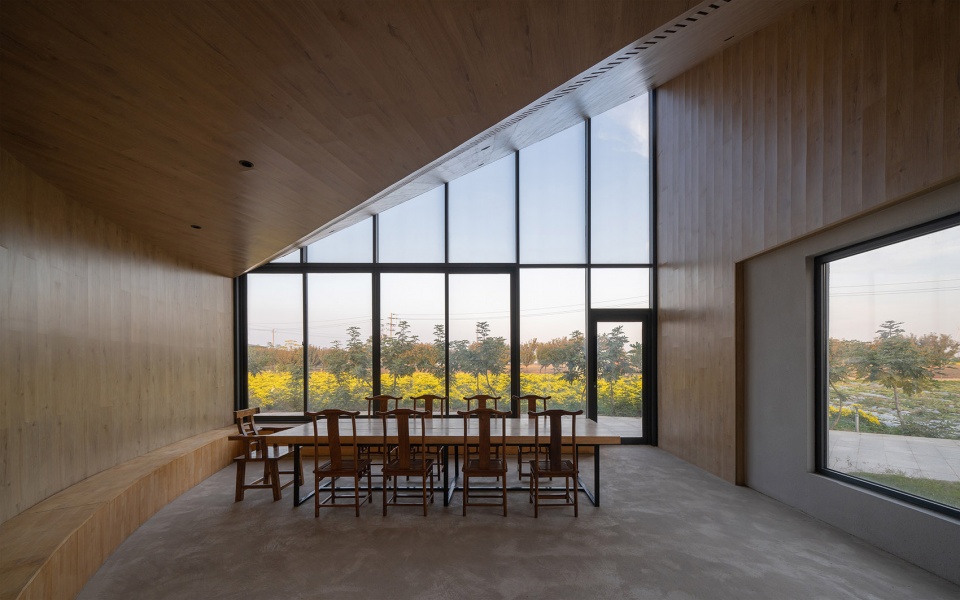 The Library In Ice Chrysanthemum Field China by ATELIER XI