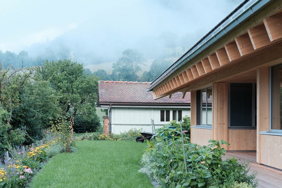 house with a pyramid roof by charlyjolliet