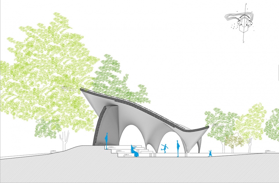 pavilion e4 efficient outdoor educational space by juan gavilanes velaz de medrano ferran ventura blanch cql