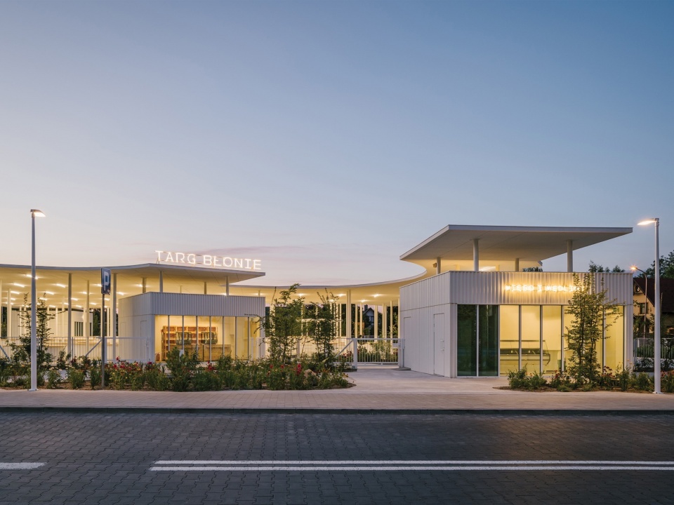 targ blonie market by aleksandra wasilkowska architectural studio