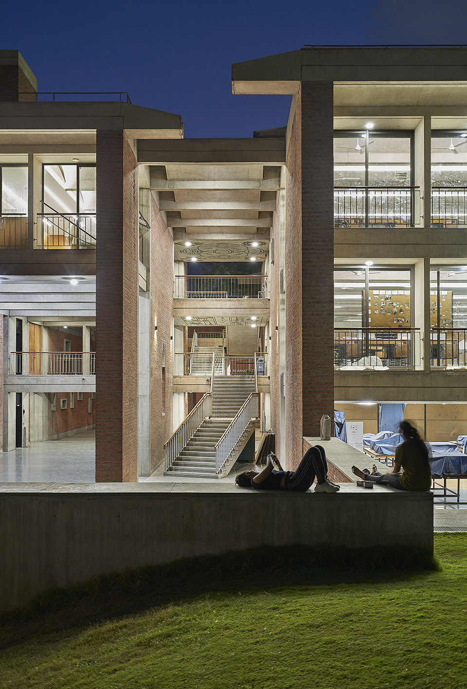 cept university foundation hall lecture hall and kund by ccba designs