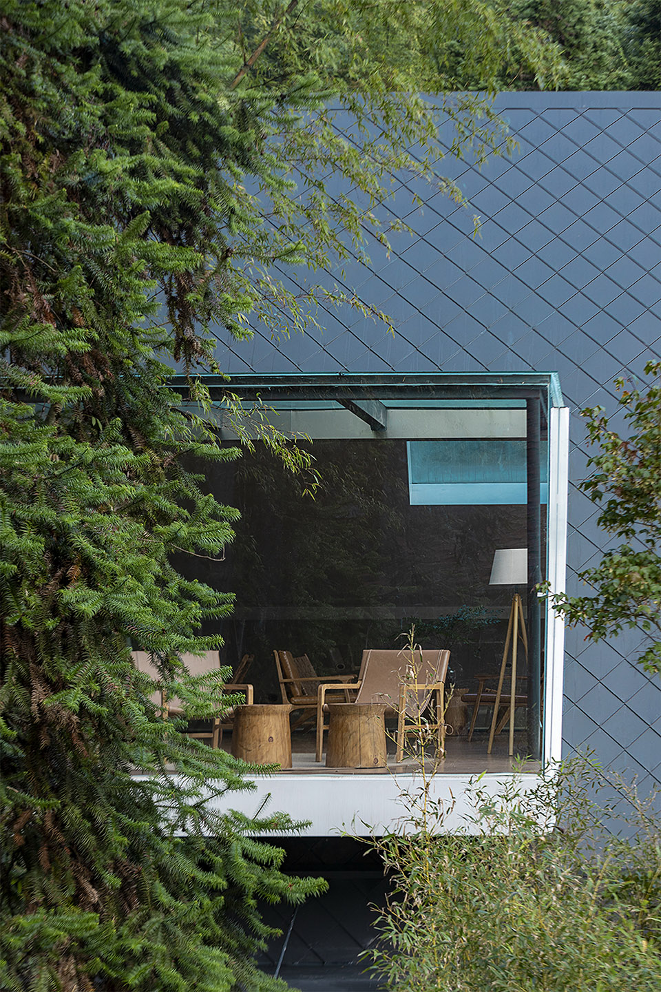 nankun mystery alpine library by wildurban architects