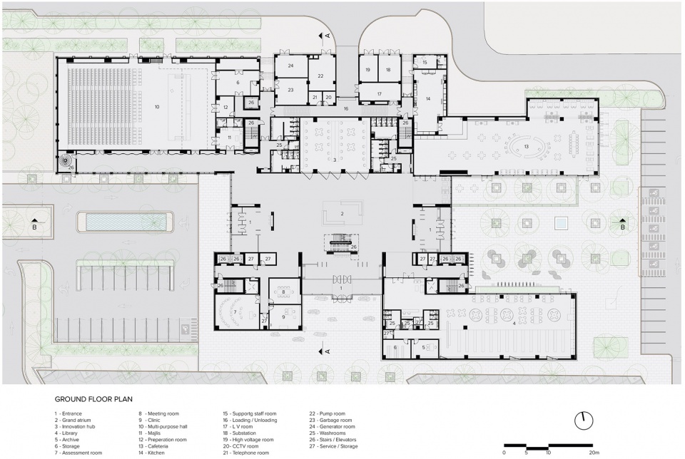 anwar gargash diplomatic academy by shape architecture practice research