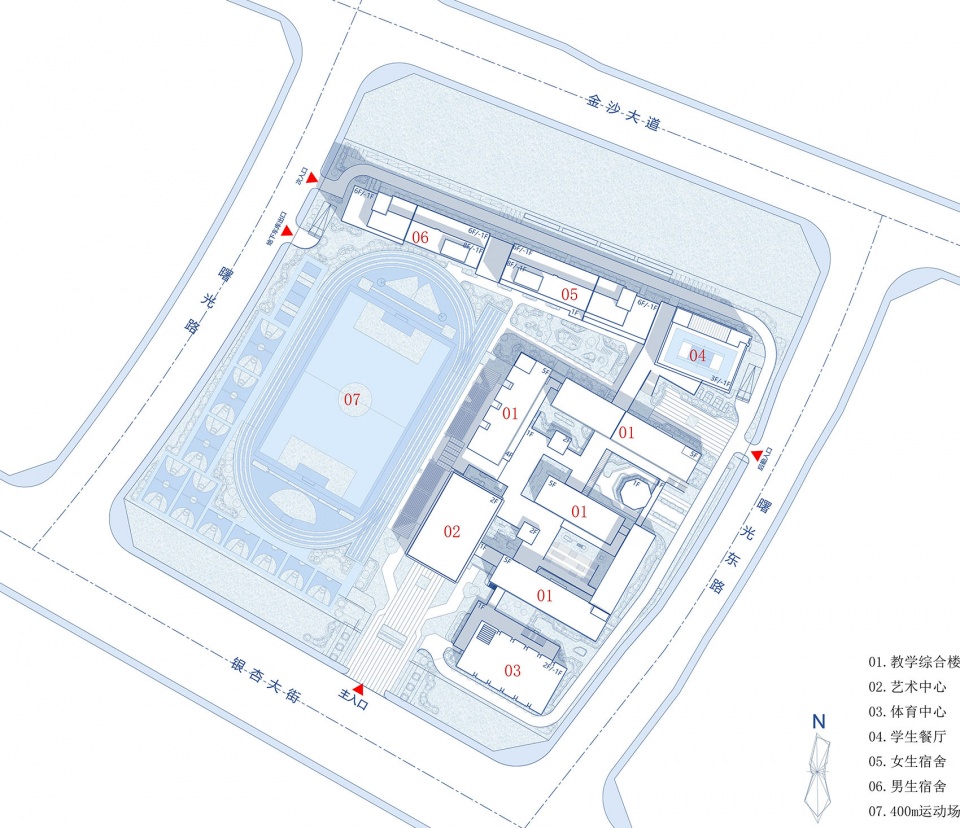 河南安阳振中学校 山东建筑大学建筑城规学院象外营造工作室