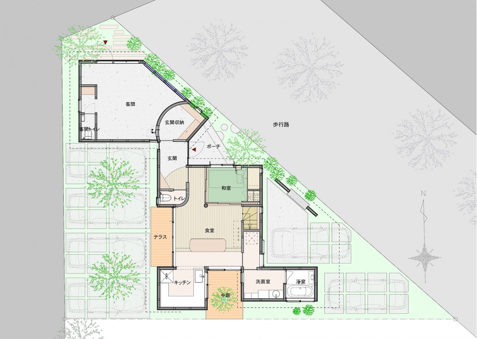 michiyama sans house by niko design studio
