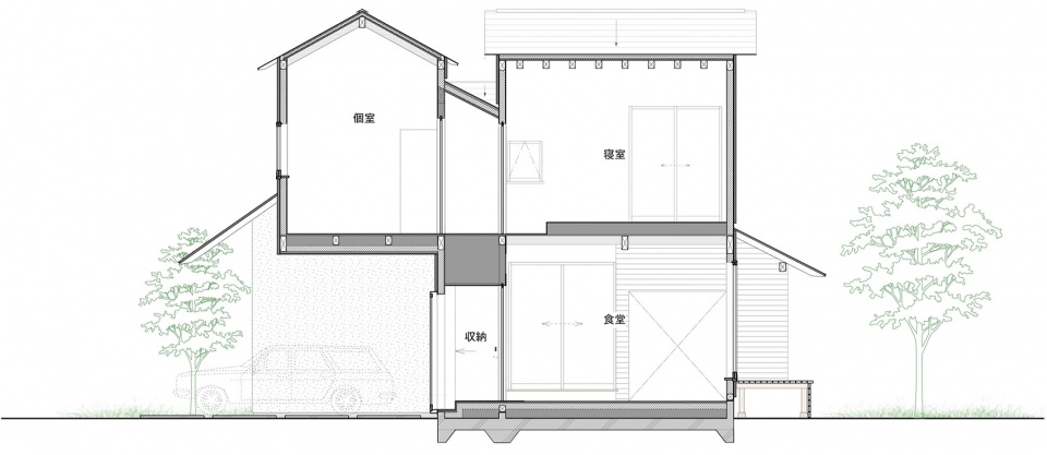 michiyama sans house by niko design studio