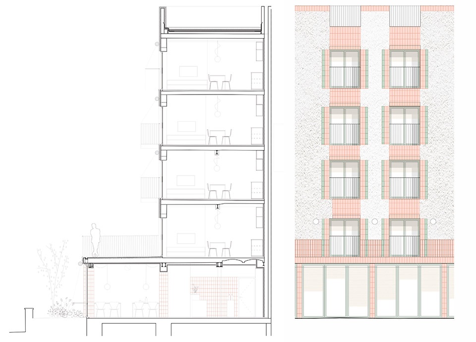 Transformation of an abandoned building into 27 apartments by NUA arquitectures