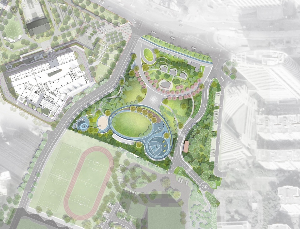 平面图 © HOPE翰博设计 north lilin park by hope design