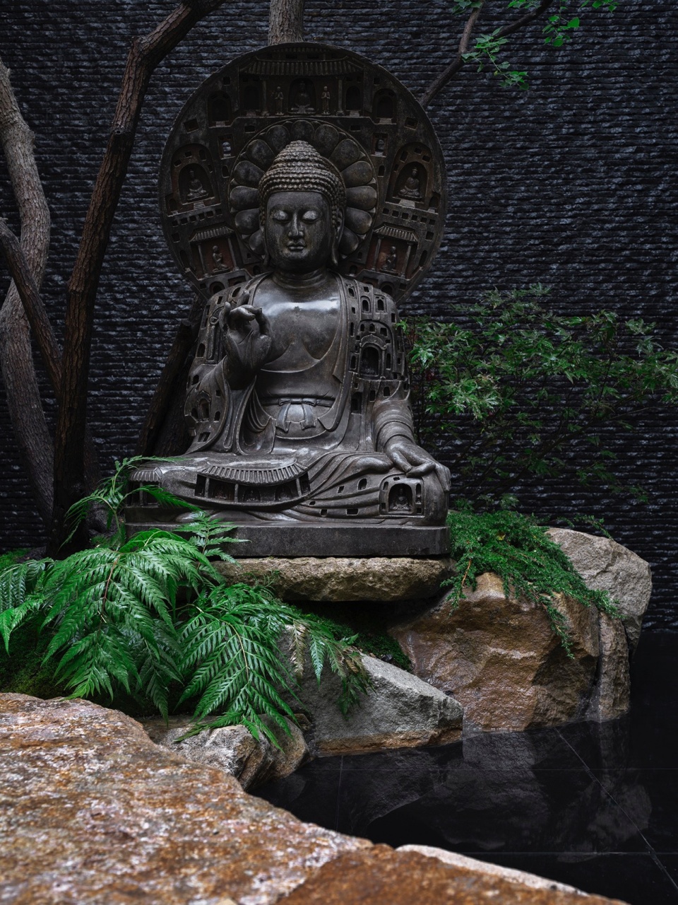 shanghai taohuayuan courtyard design by wuyanzhai gardening010夏珣