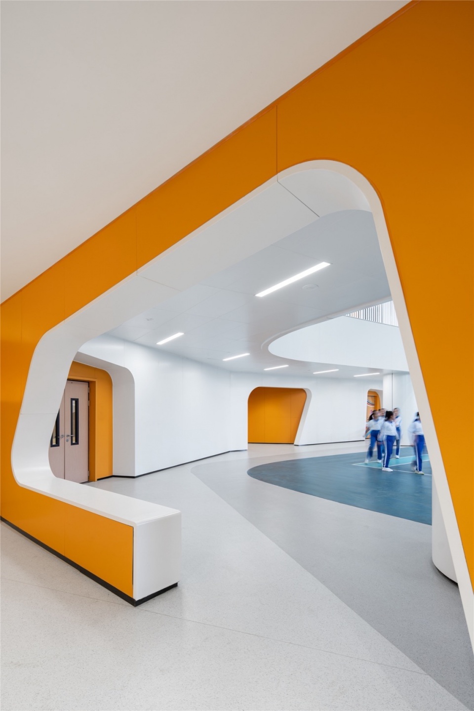 sustech education group nanshan changyuan primary school by cmad architects图14 柔和的曲线