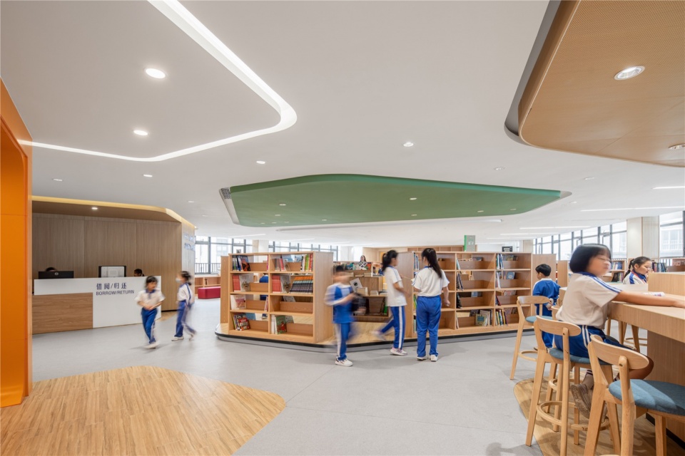 sustech education group nanshan changyuan primary school by cmad architects图24 图书馆